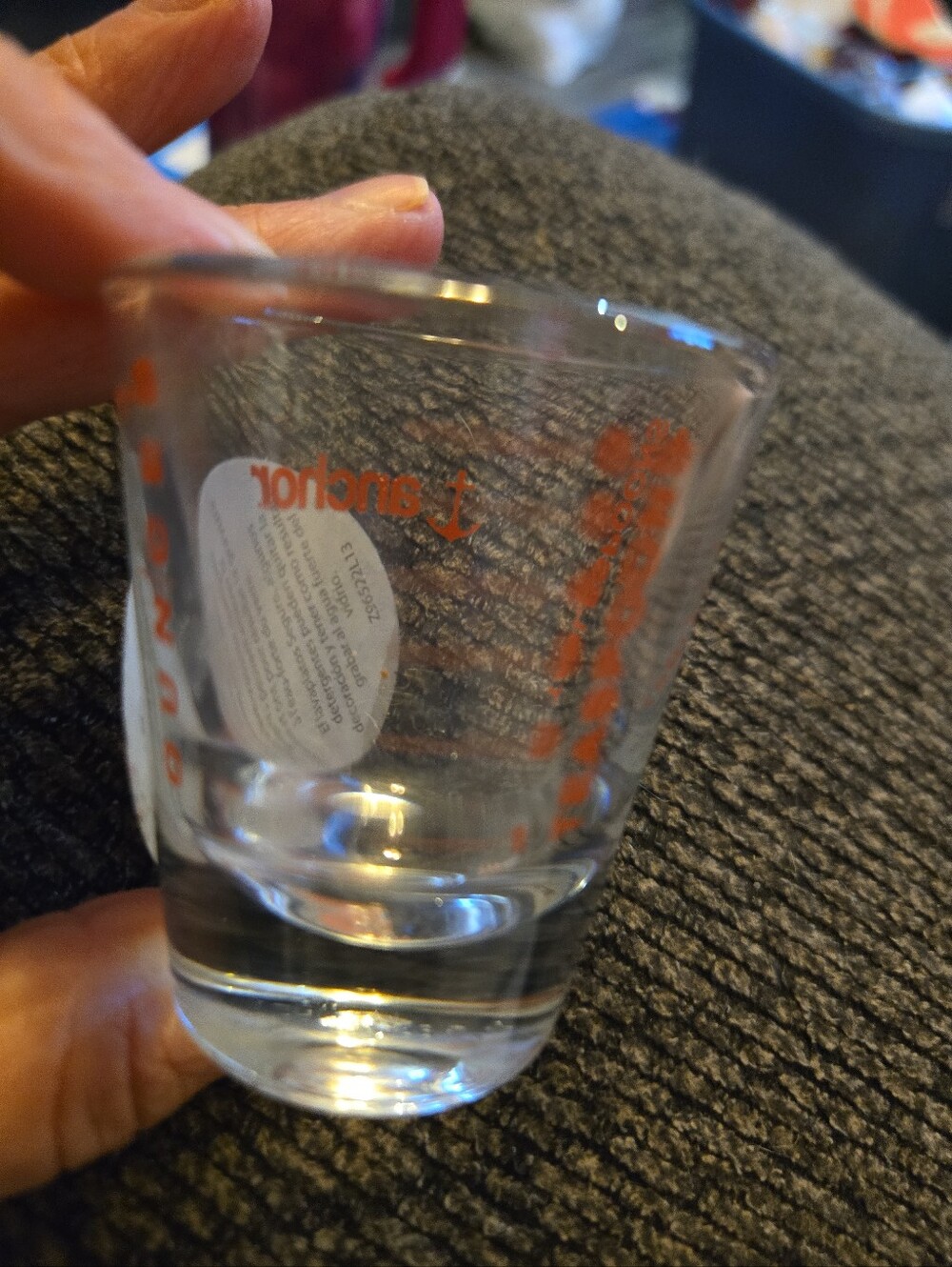 Anchor Hocking Measuring Glass ml, Tbsp., Tsp., Oz's Red Lettering